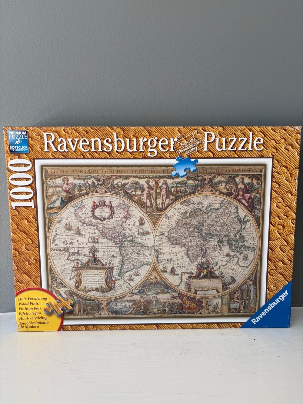 Ravensburger Antique World Map Puzzle - 1000 pieces 2011